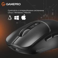 Мышка GamePro Genesis Ranker Wireless/Bluetooth/USB Black Фото 9