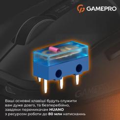 Мышка GamePro Genesis Ranker Wireless/Bluetooth/USB Black Фото 5