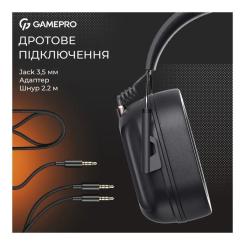 Наушники GamePro Genesis Hunter Black Фото 8