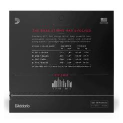 Струны для гитары D'Addario NYXL Bass Heavy (55-110) Фото 2