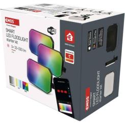 Прожектор EMOS ZIW184R 3шт 14 Вт RGBIC WIFI Фото 9