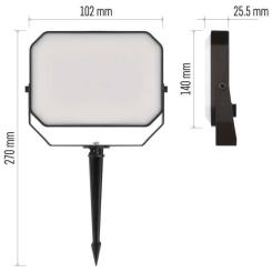 Прожектор EMOS ZIW184R 3шт 14 Вт RGBIC WIFI Фото 8