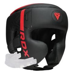 Боксерский шлем RDX F6 Kara Matte Red S Фото