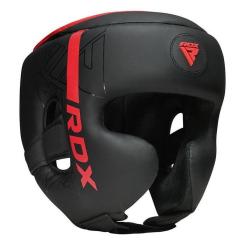Боксерский шлем RDX F6 Kara Matte Red S Фото 1