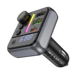 FM модулятор BOROFONE BC50, Black, Box Фото 1