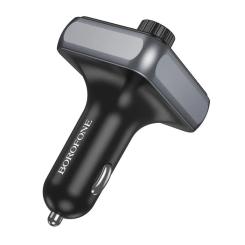 FM модулятор BOROFONE BC50, Black, Box Фото 2