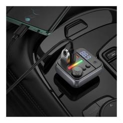 FM модулятор BOROFONE BC50, Black, Box Фото 8