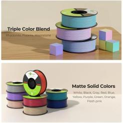 Пластик для 3D-принтера Creality Soleyin matte 1кг, 1.75мм, gray Фото 3