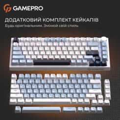 Клавиатура GamePro Genesis Warden MK160BL Outemu Swithes USB White Фото 9