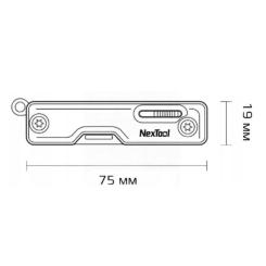 Мультитул NexTool Multi Functional Knife синій Фото 4