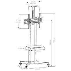 Стойка презентационная Vinga TFS-W0564B1 Фото 11