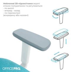 Офисное кресло OfficePro Balance OC550-W-DG-BL Фото 6