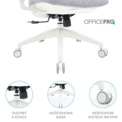Офисное кресло OfficePro Elegant OC600-W-LG-LG Фото 9