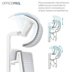 Офисное кресло OfficePro Elegant OC600-W-LG-LG Фото 5