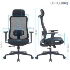 Офисное кресло OfficePro Wave OC670-B-B-B Фото 10