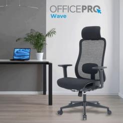Офисное кресло OfficePro Wave OC670-B-B-B Фото 1