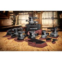 Шлифовальная машина Graphite эксцентриковая 300W, 125мм, 7000-13000об/мин Фото 9