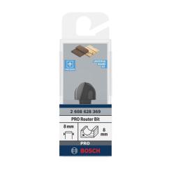 Фреза Bosch Professional галтельна, Std, S8, R8, D16, L12.4 Фото 1