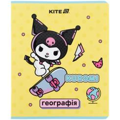 Тетрадь Kite предметная Kuromi 48 листов, клетка, география Фото