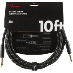Инструментальный кабель Fender Cable Deluxe Series 10' Black Tweed Фото