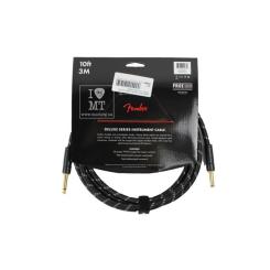 Инструментальный кабель Fender Cable Deluxe Series 10' Black Tweed Фото 2
