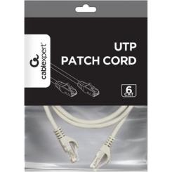 Патч-корд Cablexpert 1.5м UTP cat 6 CU gray Фото 1