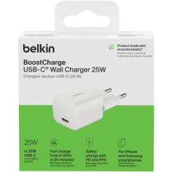 Зарядное устройство Belkin USB-C PD25W PPS white Фото 3