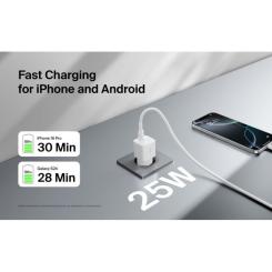 Зарядное устройство Belkin USB-C PD25W PPS white Фото 5