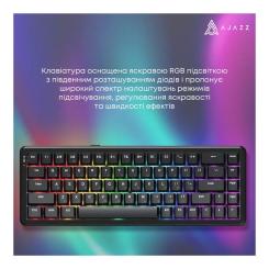 Клавиатура Ajazz AK680 MAX Magnetic Switch RGB USB Black Фото 9