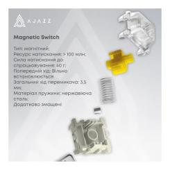 Клавиатура Ajazz AK680 MAX Magnetic Switch RGB USB Black Фото 5