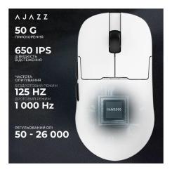 Мышка Ajazz AJ159PRO Wireless/Bluetooth/USB Charging Dock Whit Фото 9