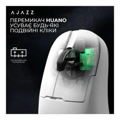 Мышка Ajazz AJ159PRO Wireless/Bluetooth/USB Charging Dock Whit Фото 7