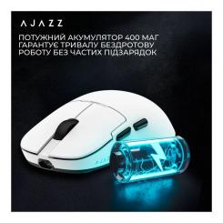 Мышка Ajazz AJ159PRO Wireless/Bluetooth/USB Charging Dock Whit Фото 8