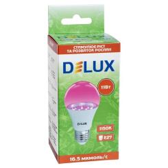 Лампочка Delux GROW BL 60N 11 Вт_230В E27 Фото 2