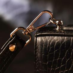 Сумка Canpellini Из натуральной кожи Черная Фото 11