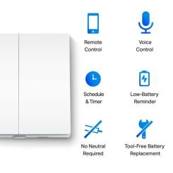 Умный выключатель TP-Link Tapo S220 868 MHz 250V 4A Фото 3