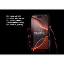Стекло защитное iLera DeLuxe Original Glass iPhone 15 Pro Фото 4