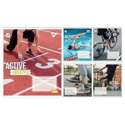 Тетрадь Yes Active lifestyle А5 48 аркушів клітинка Фото