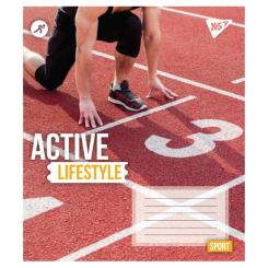 Тетрадь Yes Active lifestyle А5 48 аркушів клітинка Фото 1