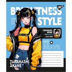 Тетрадь Yes Brightness style А5 48 листов линия Фото 1