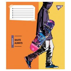Тетрадь Yes Skate is always А5 48 аркушів клітинка Фото 1