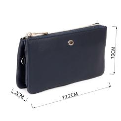 Кошелек ST Leather Синий Фото 2