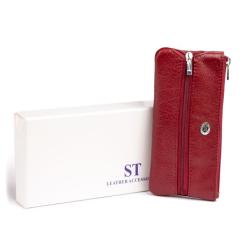 Ключница карманная ST Leather Бордовый Фото 6