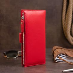 Кошелек ST Leather Кожаный Красный Фото 10