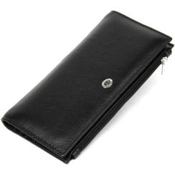 Кошелек ST Leather Кожаный Черный Фото