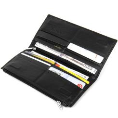 Кошелек ST Leather Кожаный Черный Фото 5