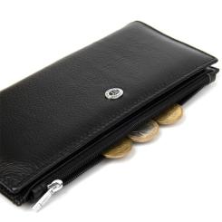 Кошелек ST Leather Кожаный Черный Фото 6