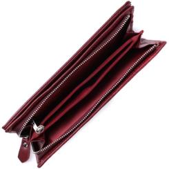 Кошелек ST Leather З натуральної шкіри Бордовий Фото 6