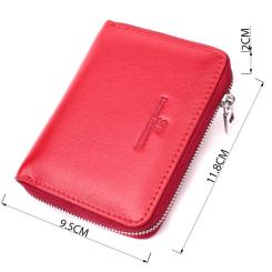 Кошелек ST Leather Кожаный Красный Фото 2