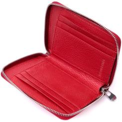 Кошелек ST Leather Кожаный Красный Фото 4